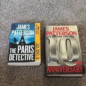 James Patterson Book Set - The Paris Detective & 10th Anniversary